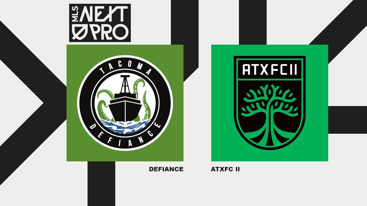 Tacoma Defiance vs Austin FC II poster Tacoma Defiance vs Austin FC II poster