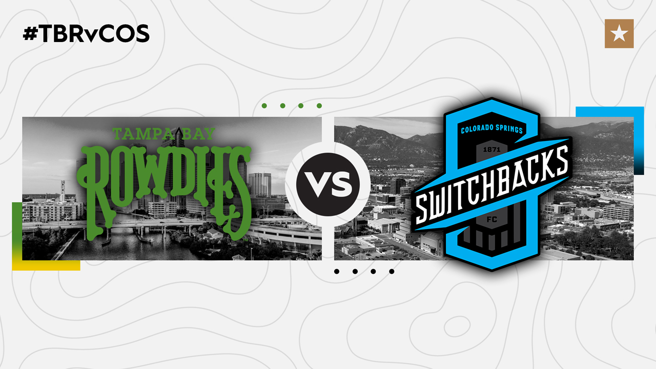 Tampa Bay Rowdies vs Colorado Springs Switchbacks poster Tampa Bay Rowdies vs Colorado Springs Switchbacks poster