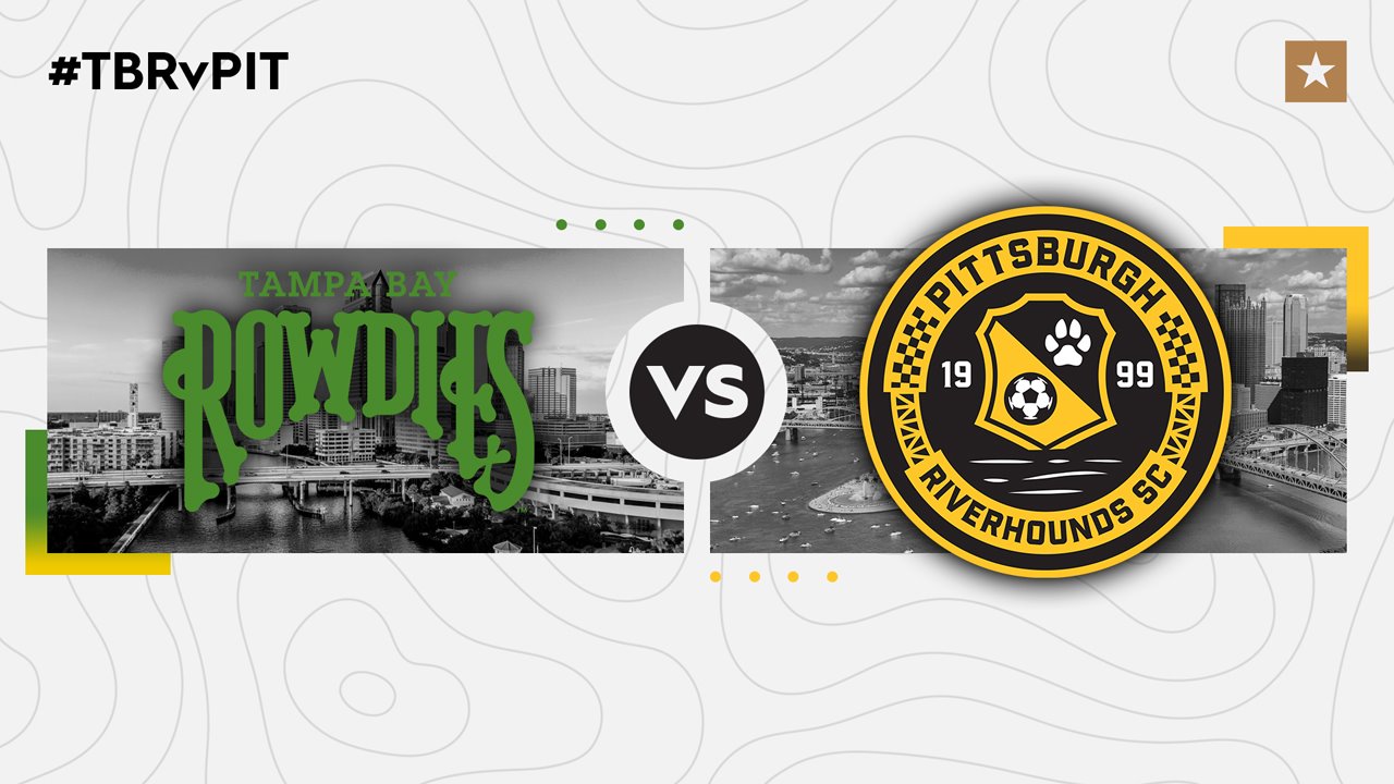 Tampa Bay Rowdies vs Pittsburgh Riverhounds poster Tampa Bay Rowdies vs Pittsburgh Riverhounds poster