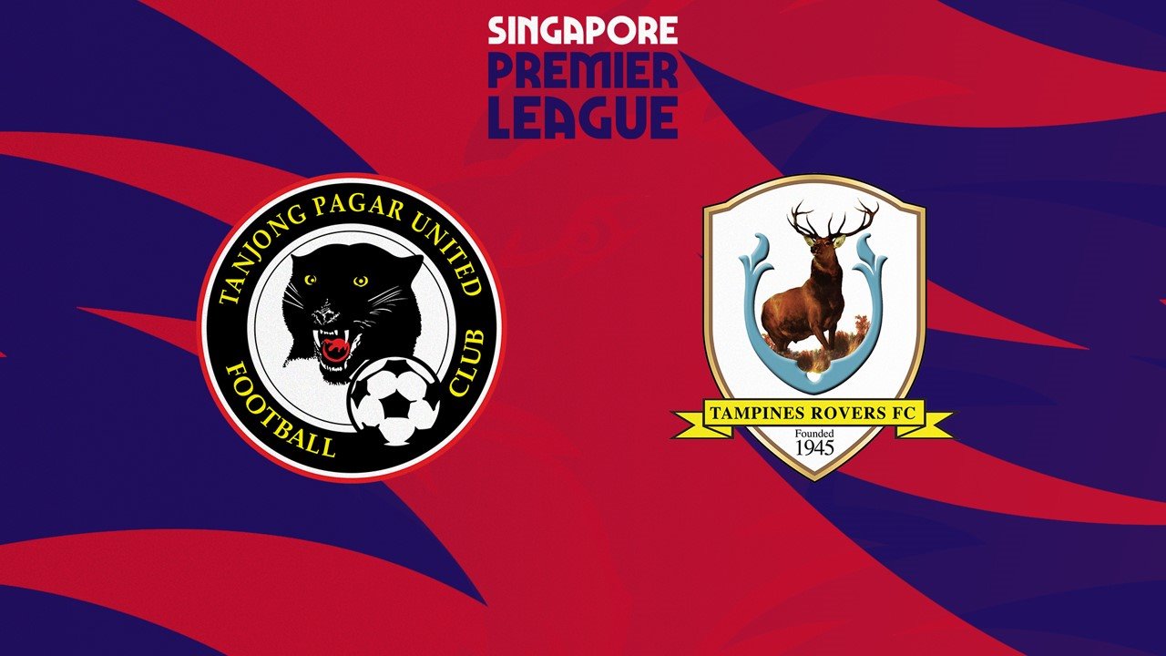 Tanjong Pagar United vs Tampines Rovers poster Tanjong Pagar United vs Tampines Rovers poster