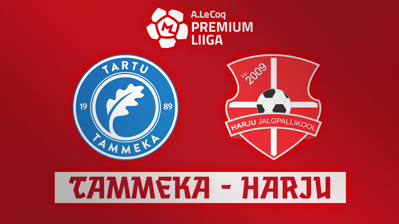 Tartu JK Tammeka vs Harju JK Laagri poster Tartu JK Tammeka vs Harju JK Laagri poster