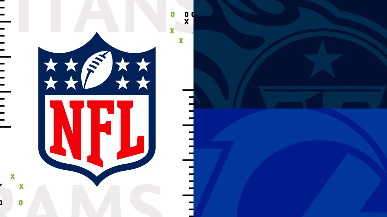 Tennessee Titans vs Los Angeles Rams poster Tennessee Titans vs Los Angeles Rams poster