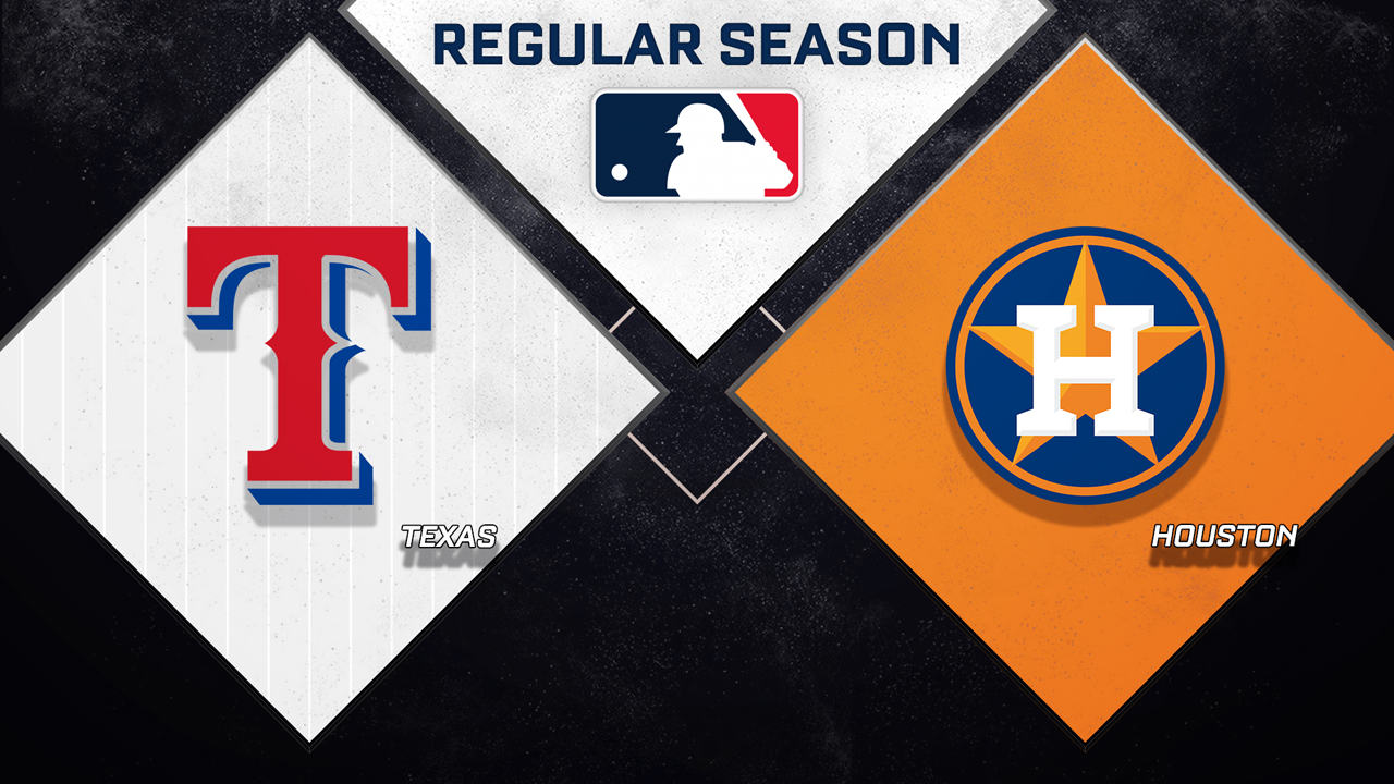 Texas Rangers vs Houston Astros poster Texas Rangers vs Houston Astros poster