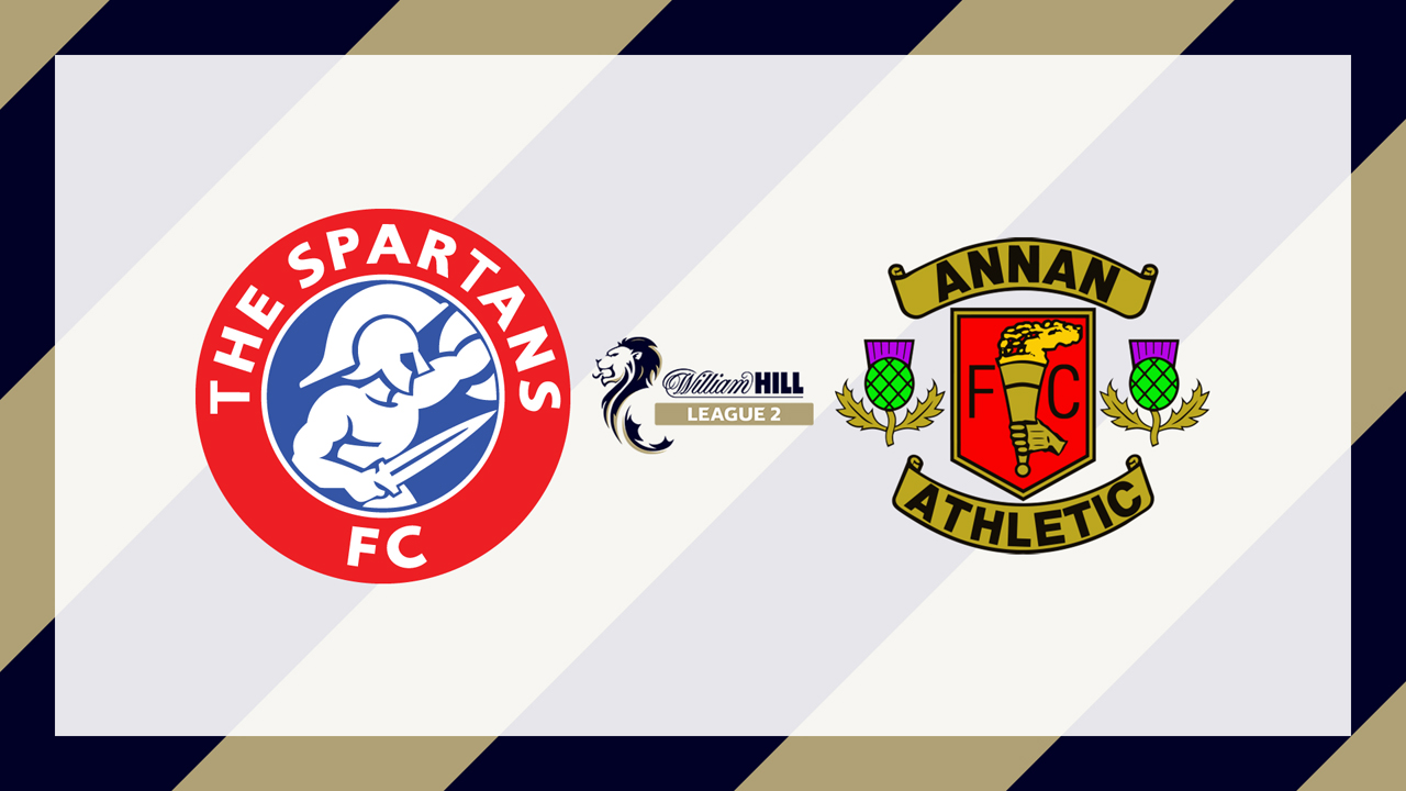 The Spartans vs Annan Athletic poster The Spartans vs Annan Athletic poster