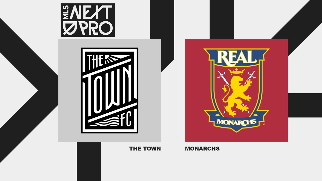 The Town FC vs Real Monarchs poster The Town FC vs Real Monarchs poster