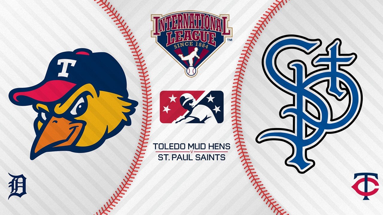 Toledo Mud Hens vs St. Paul Saints poster Toledo Mud Hens vs St. Paul Saints poster