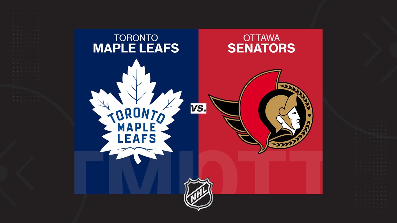 Toronto Maple Leafs vs Ottawa Senators poster Toronto Maple Leafs vs Ottawa Senators poster