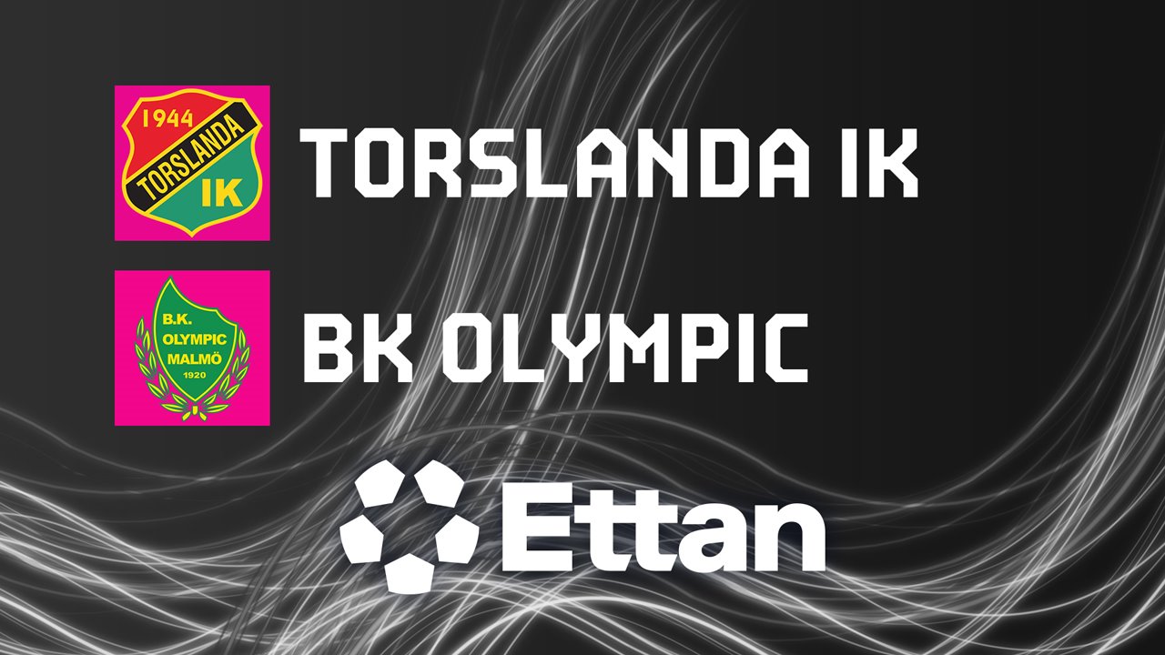 Torslanda vs BK Olympic poster Torslanda vs BK Olympic poster