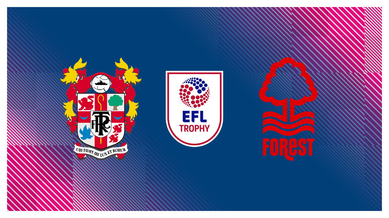 Tranmere Rovers vs Nottingham Forest U21 poster Tranmere Rovers vs Nottingham Forest U21 poster