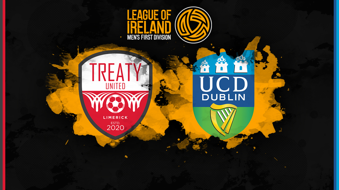 Treaty United vs UCD poster Treaty United vs UCD poster