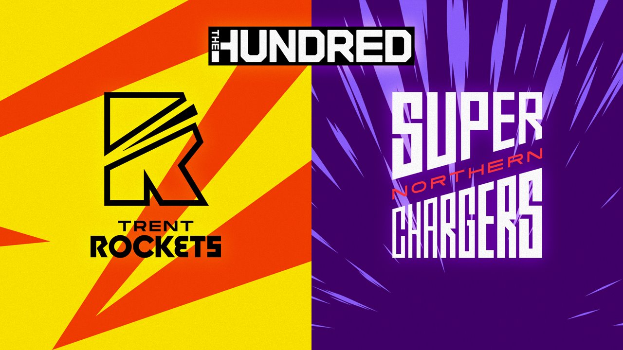 Trent Rockets vs Northern Superchargers poster Trent Rockets vs Northern Superchargers poster