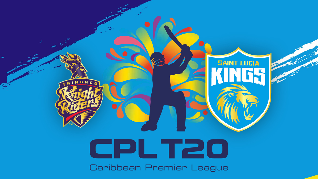 Trinbago Knight Riders vs Saint Lucia Kings poster Trinbago Knight Riders vs Saint Lucia Kings poster