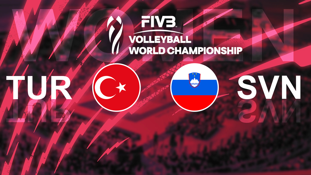 Turkey Volleyball Women vs Slovenia Volleyball Women poster Turkey Volleyball Women vs Slovenia Volleyball Women poster