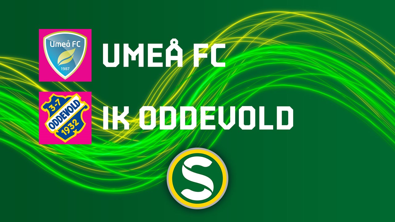Umeå vs Oddevold poster Umeå vs Oddevold poster