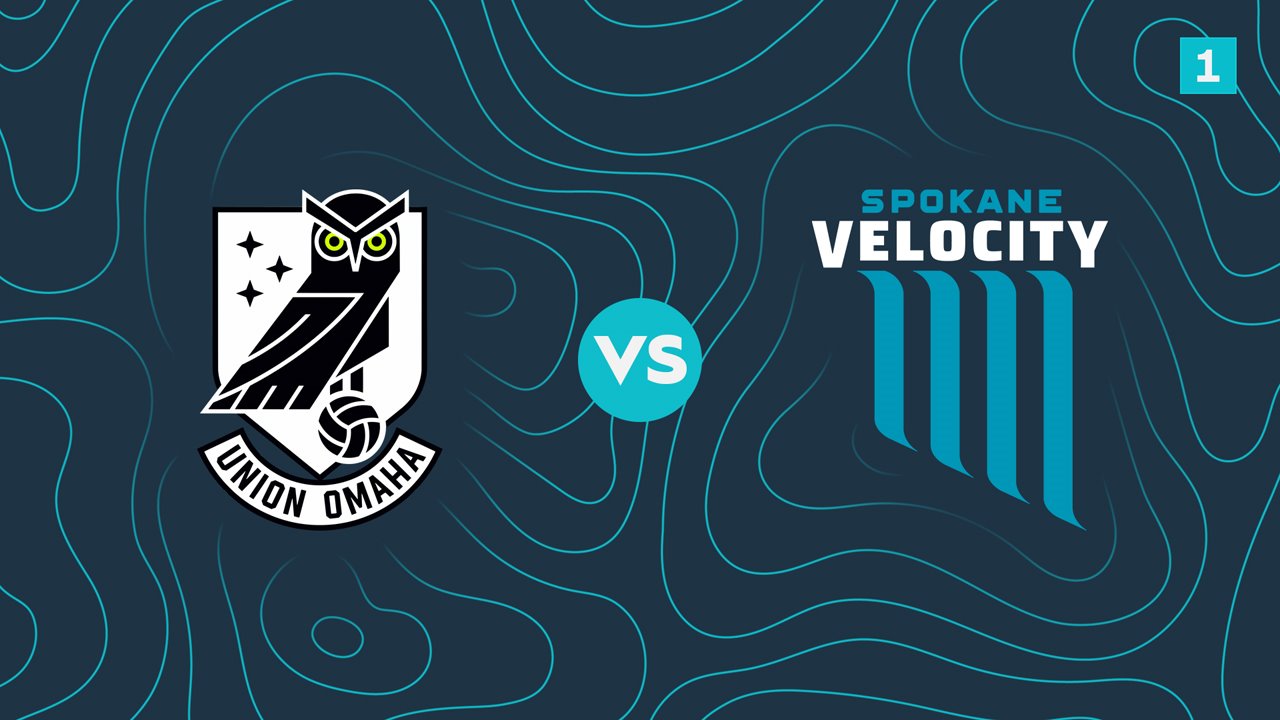 Union Omaha vs Spokane Velocity poster Union Omaha vs Spokane Velocity poster