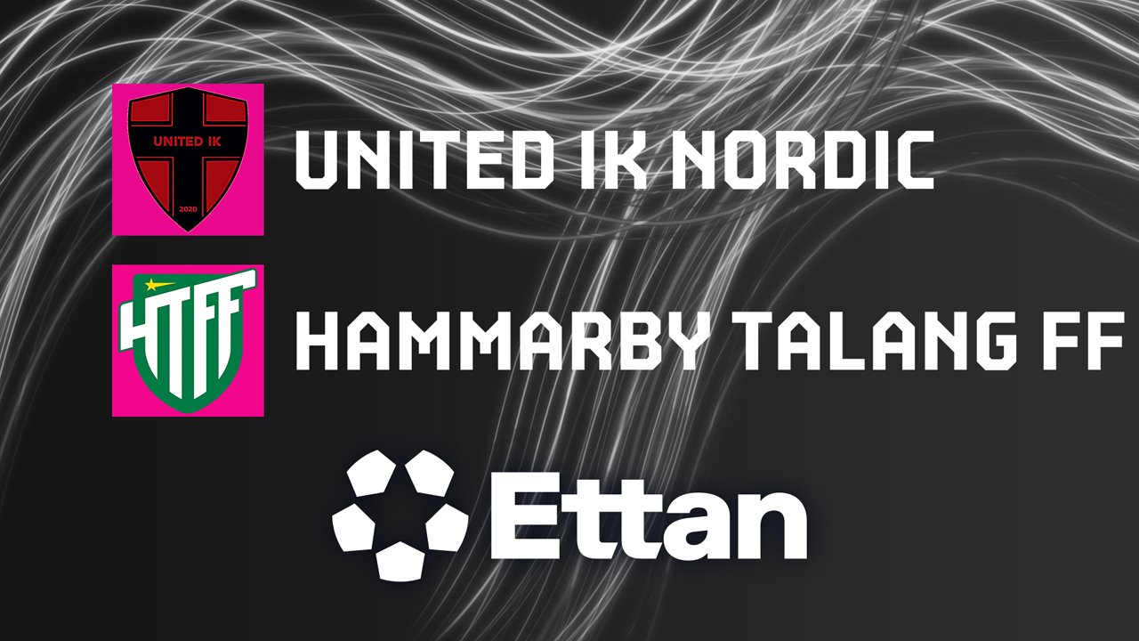 United Nordic vs Hammarby Talang poster United Nordic vs Hammarby Talang poster