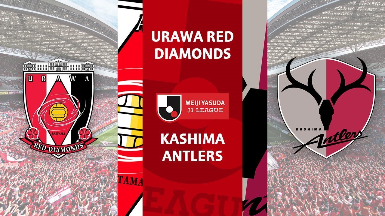 Urawa Red Diamonds vs Kashima Antlers poster Urawa Red Diamonds vs Kashima Antlers poster