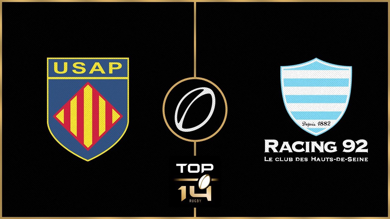 USA Perpignan vs Racing Métro 92 poster USA Perpignan vs Racing Métro 92 poster