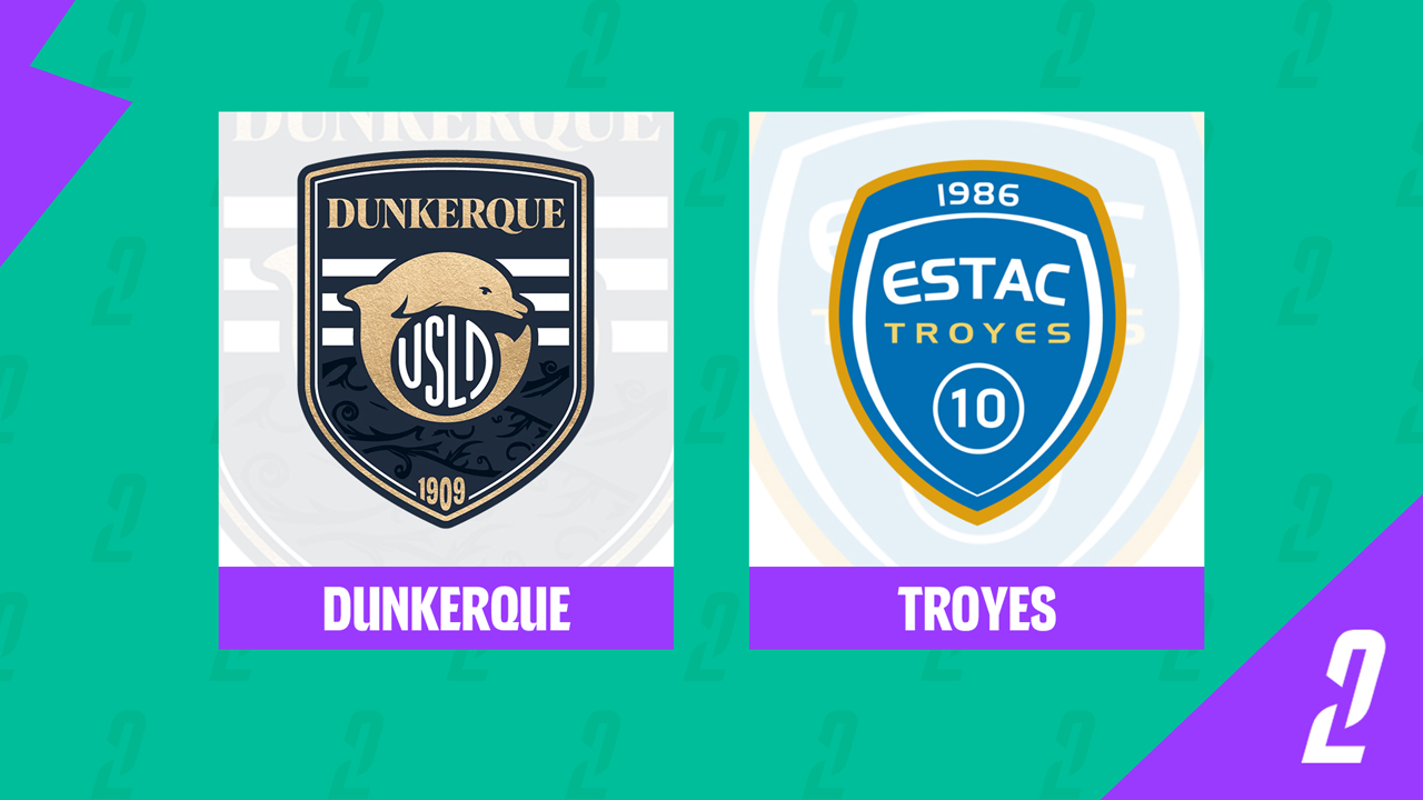 USL Dunkerque vs Troyes poster USL Dunkerque vs Troyes poster
