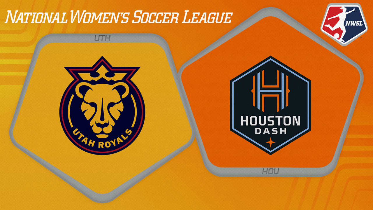 Utah Royals vs Houston Dash poster Utah Royals vs Houston Dash poster