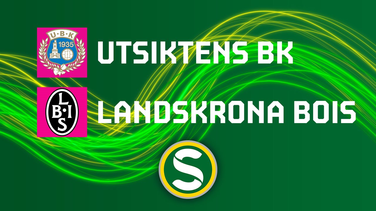 Utsiktens BK vs Landskrona poster Utsiktens BK vs Landskrona poster