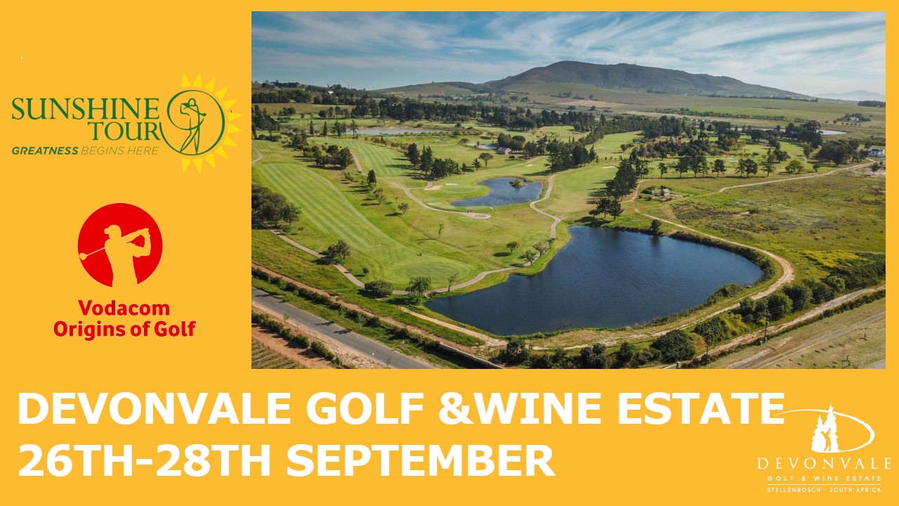 Vodacom Origins of Golf Devonvale poster Vodacom Origins of Golf Devonvale poster