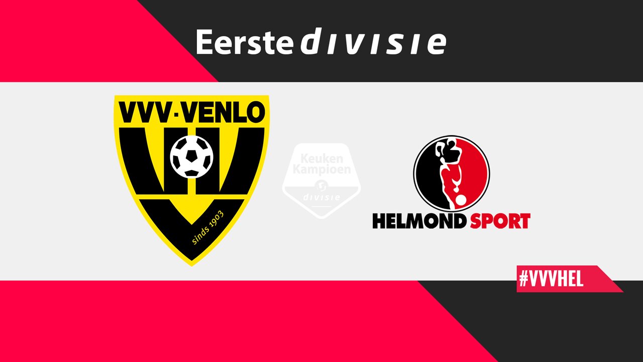 VVV-Venlo vs Helmond Sport poster VVV-Venlo vs Helmond Sport poster