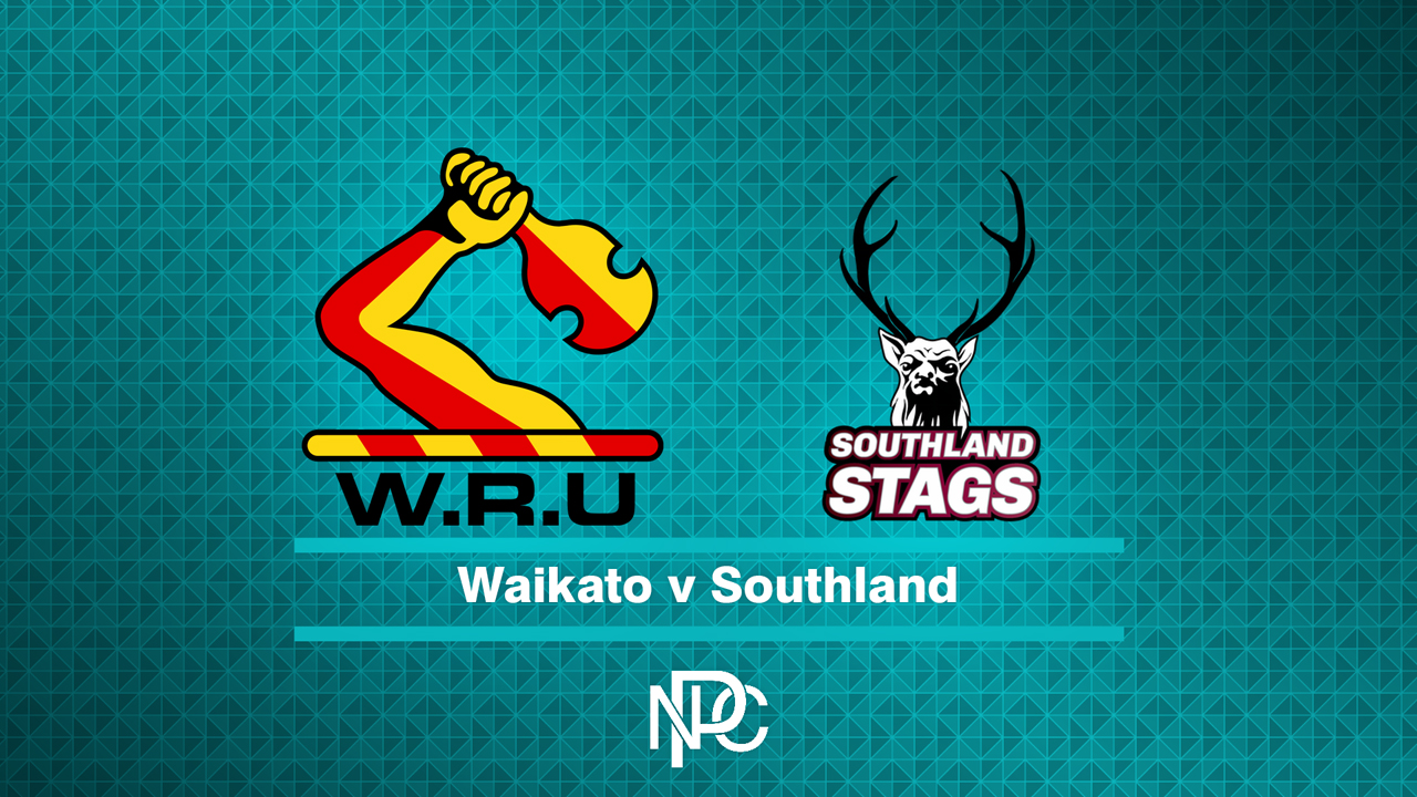 Waikato vs Southland poster Waikato vs Southland poster