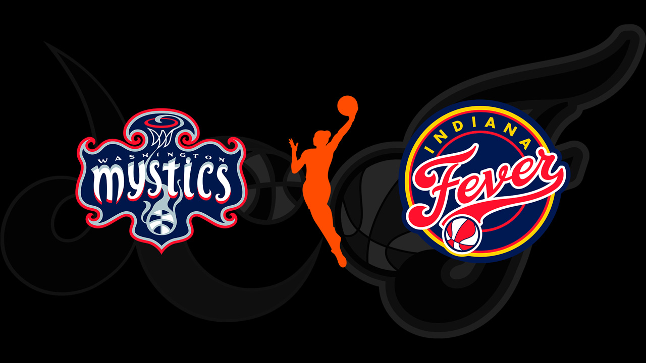 Washington Mystics vs Indiana Fever poster Washington Mystics vs Indiana Fever poster