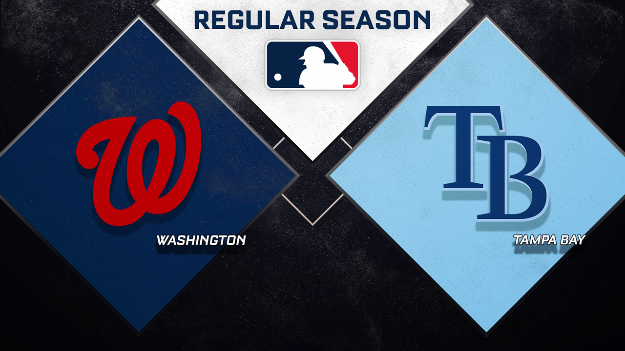 Washington Nationals vs Tampa Bay Rays poster Washington Nationals vs Tampa Bay Rays poster