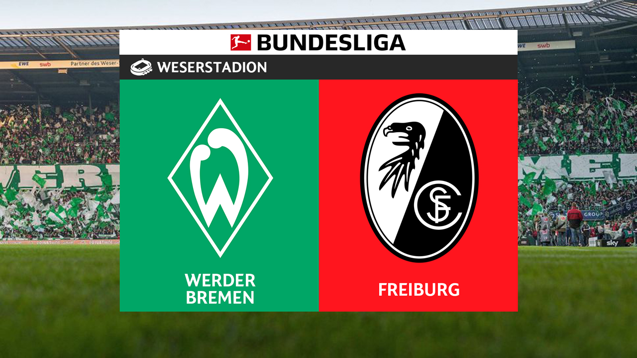 Werder Bremen vs Freiburg poster Werder Bremen vs Freiburg poster