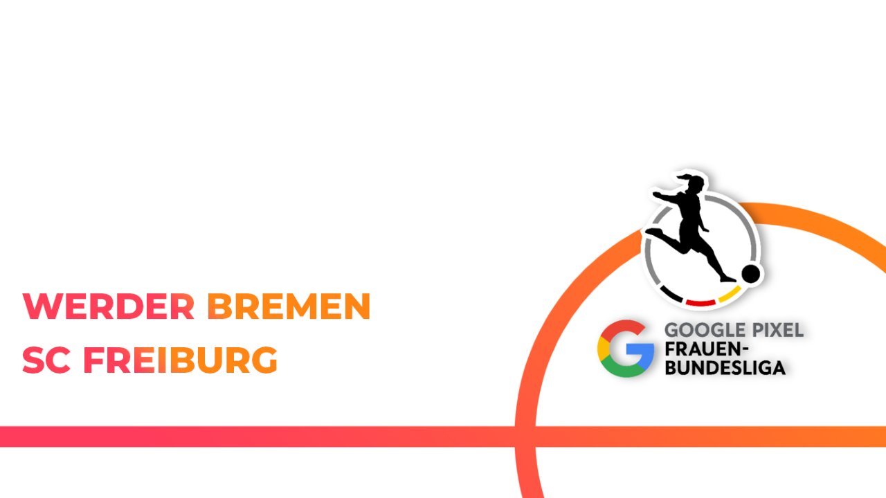 Werder Bremen Women vs SC Freiburg Women poster Werder Bremen Women vs SC Freiburg Women poster