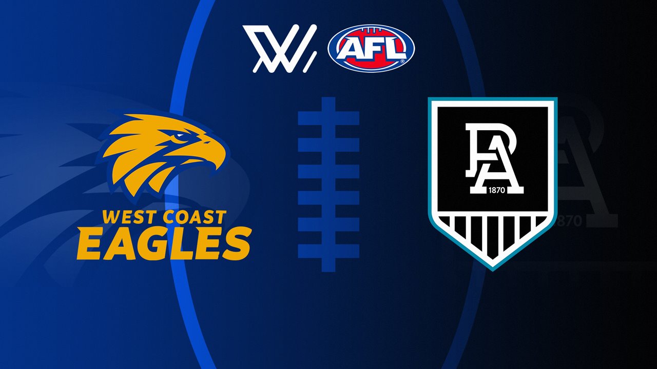 West Coast Eagles Women vs Port Adelaide Power Women poster West Coast Eagles Women vs Port Adelaide Power Women poster