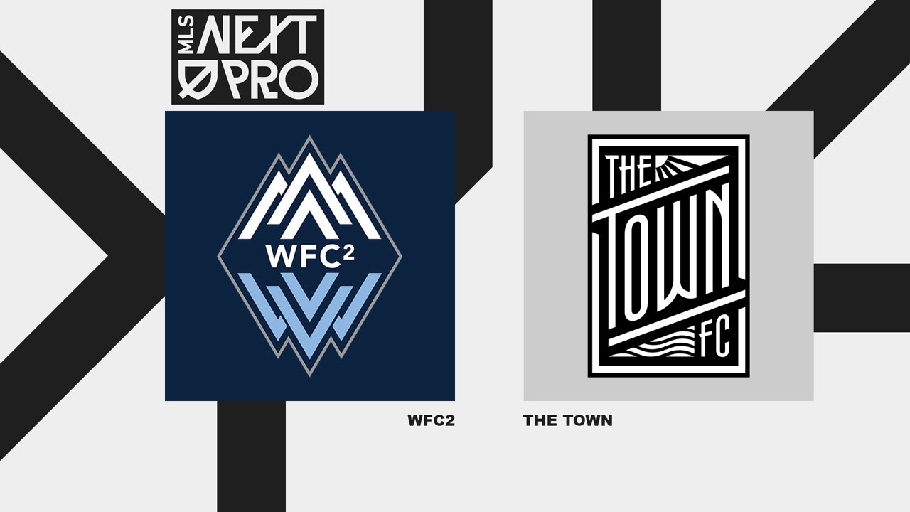 Whitecaps FC 2 vs The Town FC poster Whitecaps FC 2 vs The Town FC poster