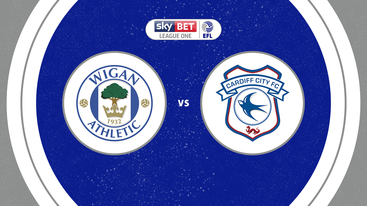 Wigan Athletic vs Cardiff City poster Wigan Athletic vs Cardiff City poster