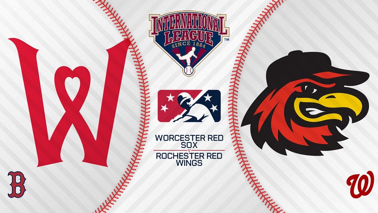 Worcester Red Sox vs Rochester Red Wings poster Worcester Red Sox vs Rochester Red Wings poster