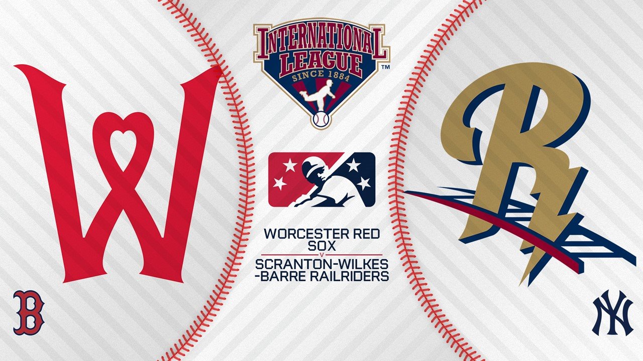 Worcester Red Sox vs Scranton-Wilkes-Barre RailRiders poster Worcester Red Sox vs Scranton-Wilkes-Barre RailRiders poster