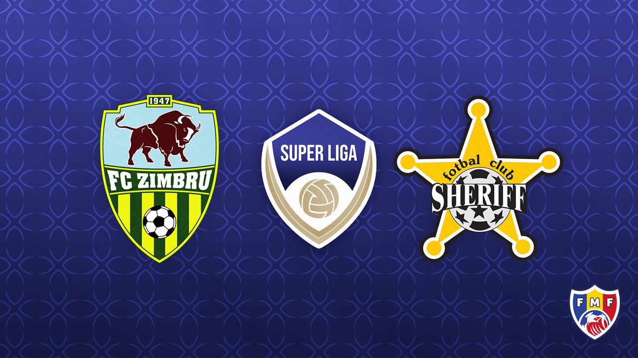 Zimbru Chișinău vs Sheriff Tiraspol poster Zimbru Chișinău vs Sheriff Tiraspol poster