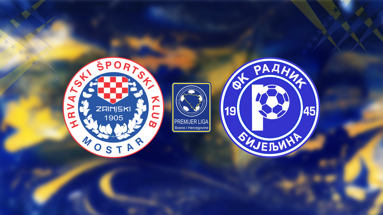 Zrinjski Mostar vs Radnik Bijeljina poster Zrinjski Mostar vs Radnik Bijeljina poster