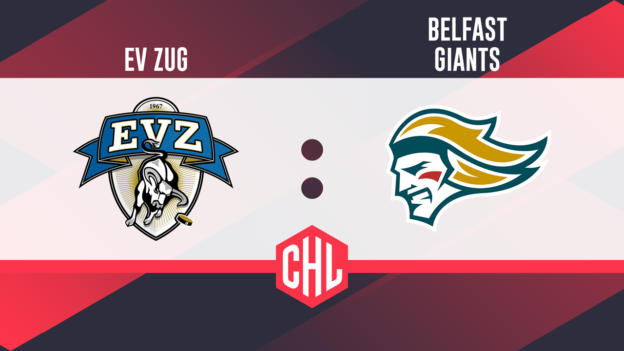 Zug vs Belfast Giants poster Zug vs Belfast Giants poster