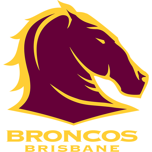 Brisbane Broncos vs Melbourne Storm badge left