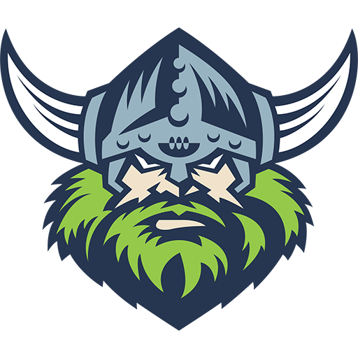Canberra Raiders vs Wests Tigers badge left