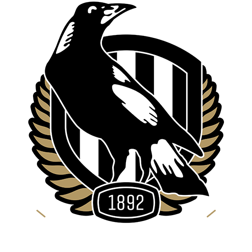 Adelaide Football Club vs Collingwood Football Club badge right
