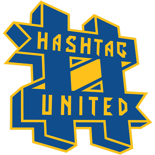 Hashtag United badge Hashtag United badge