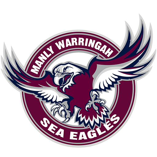 Manly Sea Eagles vs New Zealand Warriors badge left