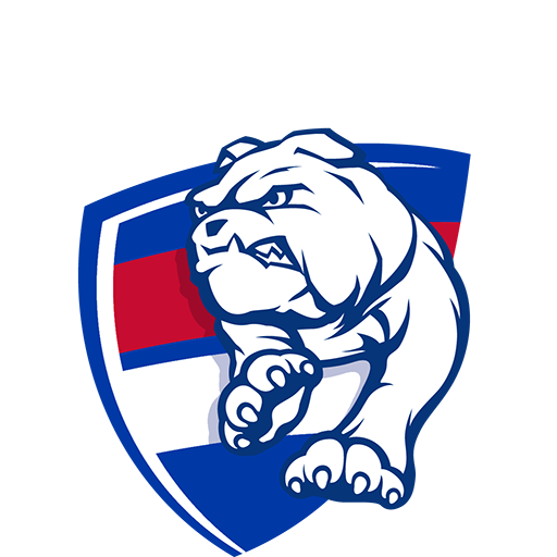 Western Bulldogs Bulldogs Women vs Hawthorn Hawks Women badge left